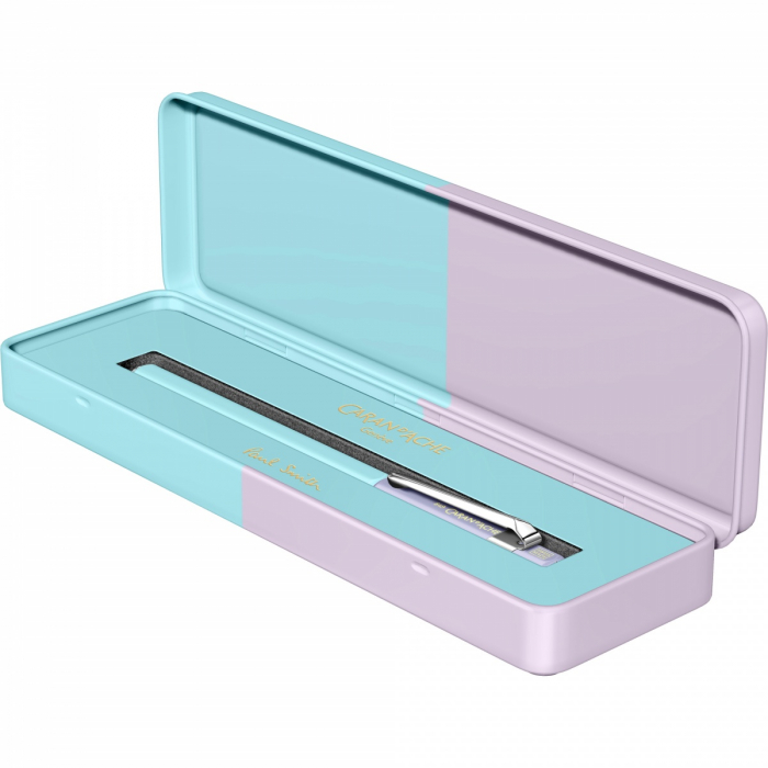 Stilou 849 Paul Smith LE No.4 ​​​​​​​Blue and Lavender Purple CT, Caran d'ache [2]