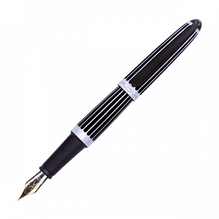 Stilou Aero Stripes Black, 14kt, Diplomat [1]