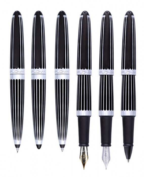Stilou Aero Stripes Black, Diplomat [4]