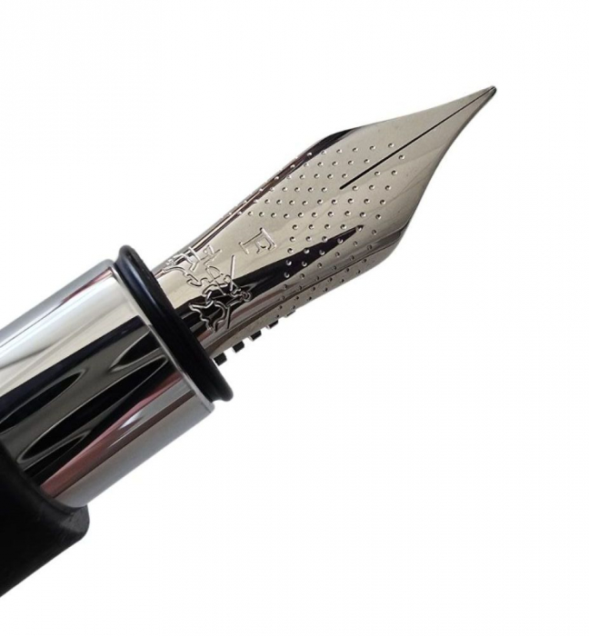 Stilou Ambition Precious Resin Negru + calimara + convertor Faber-Castell [9]