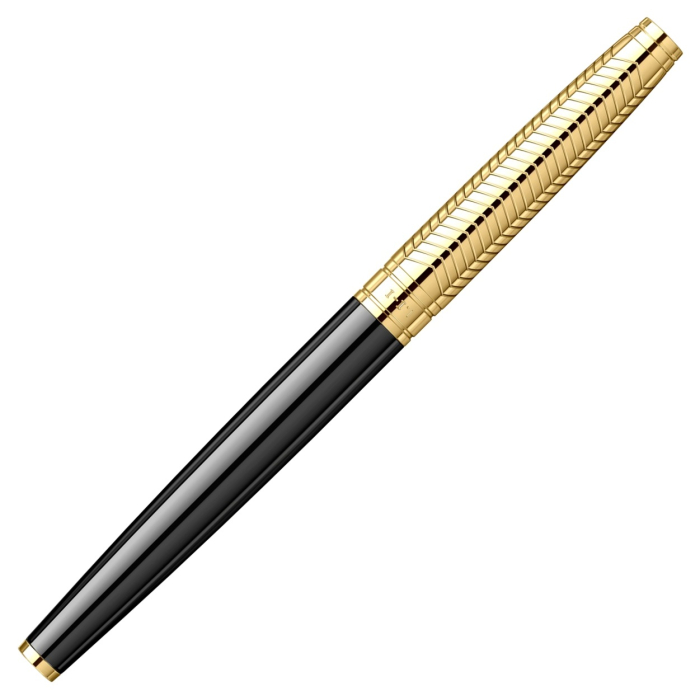 Stilou Aster Chevron Black & Gold, Parker [9]