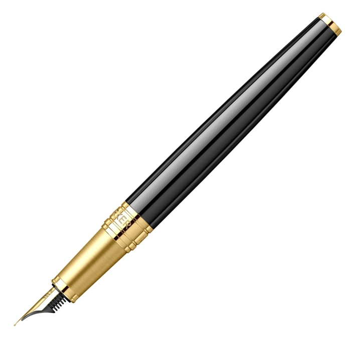 Stilou Aster Chevron Black & Gold, Parker [5]
