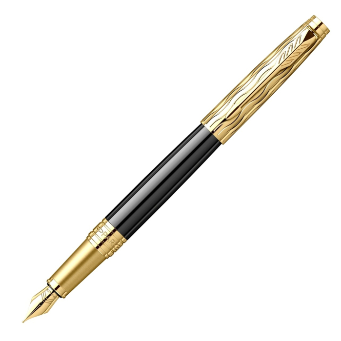 Set Stilou + Pix Aster Wave Black & Gold, Parker [7]