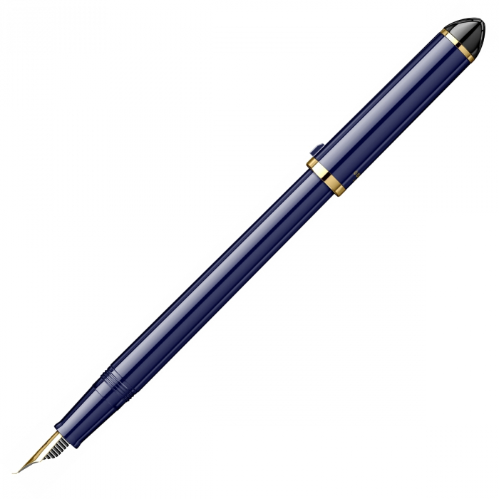 Stilou caligrafic Fude de Mannen Dark Blue, Sailor [6]