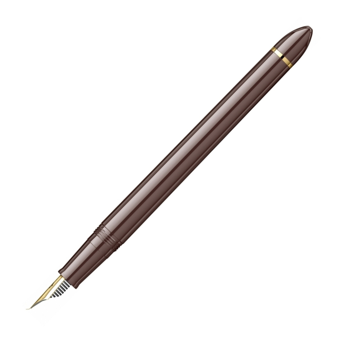 Stilou caligrafic Fude de Mannen Pearl Brown, Sailor [5]