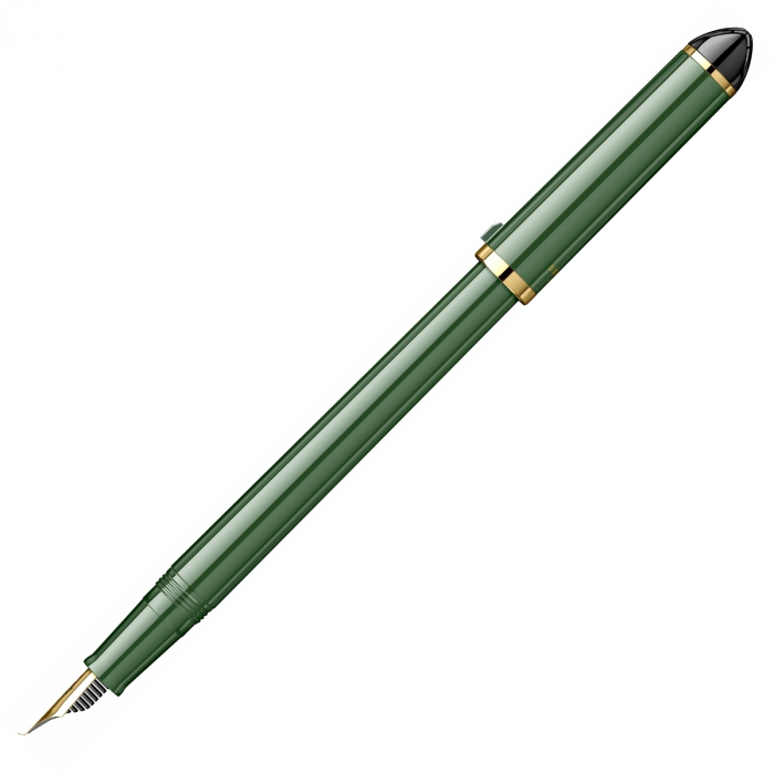 Stilou caligrafic Fude de Mannen Green 55º, Sailor [6]