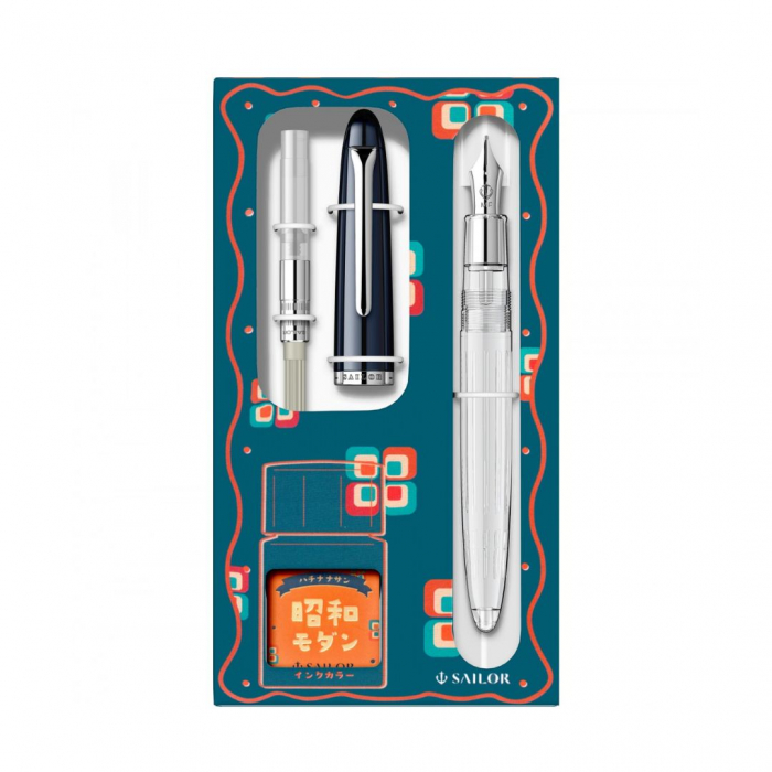Stilou Caligrafic Profit Junior + calimara 10 ml Retro Showa Modern, Sailor [8]
