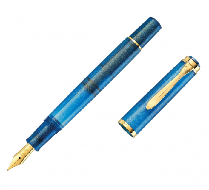 Stilou Classic M200 Golden Lapis, Pelikan - Editie Speciala  (sept 2024) [2]