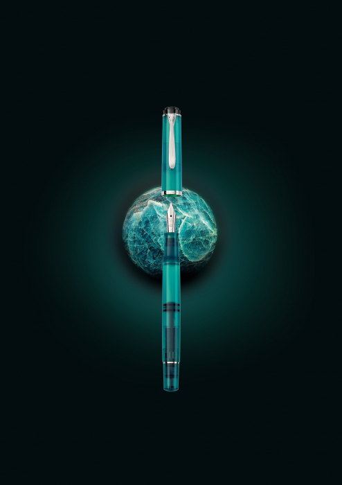 Set Stilou Classic M205 Apatite + Edelstein Ink Apatite 50 ml Gift Set, Pelikan [3]