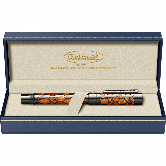 Stilou Conklin Endura Deco Crest Orange GMT [4]