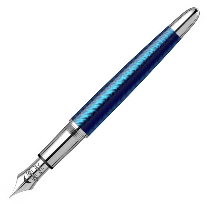 Stilou Conklin Herringbone Navy Blue [5]