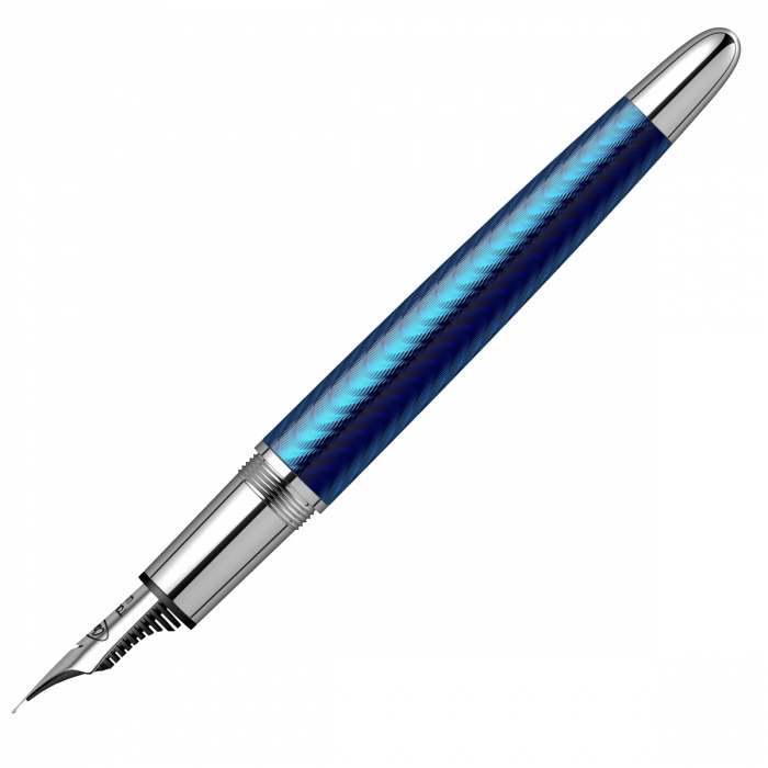 Stilou Conklin Herringbone Navy Blue [6]