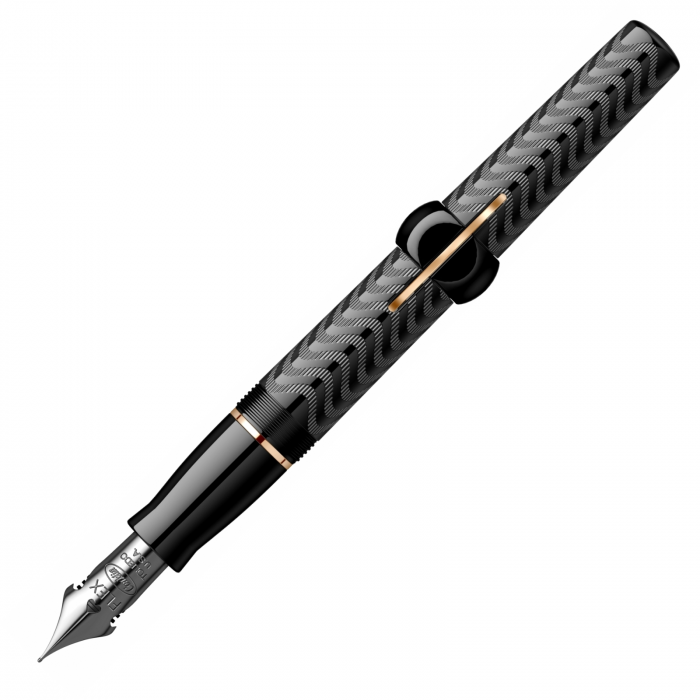 Stilou Conklin Mark Twain Crescent Filler Black Chase PGT, Conklin [6]