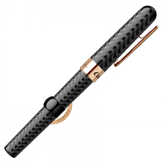 Stilou Conklin Mark Twain Crescent Filler Black Chase PGT, Conklin [7]