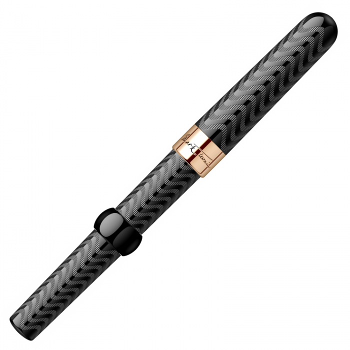 Stilou Conklin Mark Twain Crescent Filler Black Chase PGT, Conklin [9]