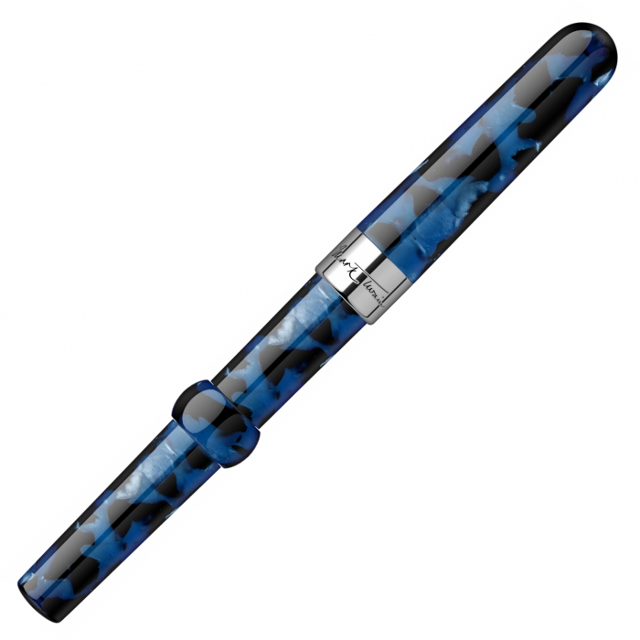 Stilou Mark Twain Crescent Filler Vintage Blue CT, Conklin  [9]
