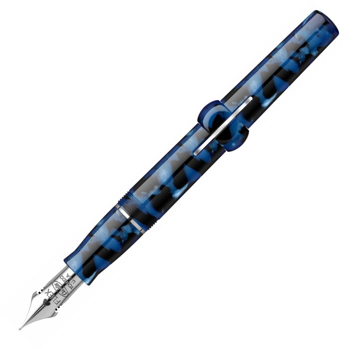 Stilou Mark Twain Crescent Filler Vintage Blue CT, Conklin  [3]