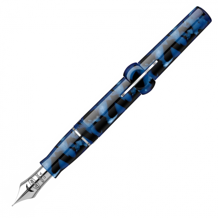 Stilou Mark Twain Crescent Filler Vintage Blue CT, Conklin  [5]