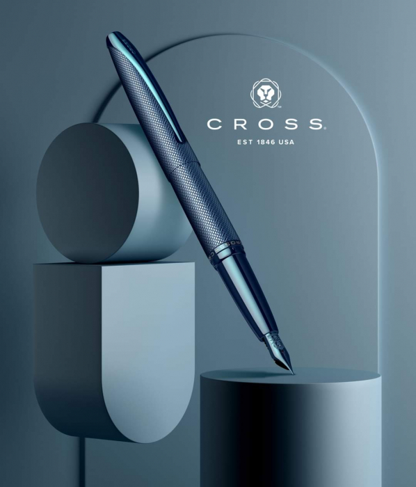 Stilou Cross ATX Sandblasted Dark Blue BMT [3]