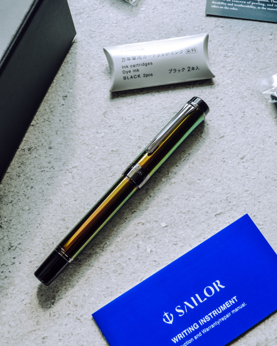 Stilou Cylint Colored Stainless Steel Scarab RUT 21K, Sailor [3]