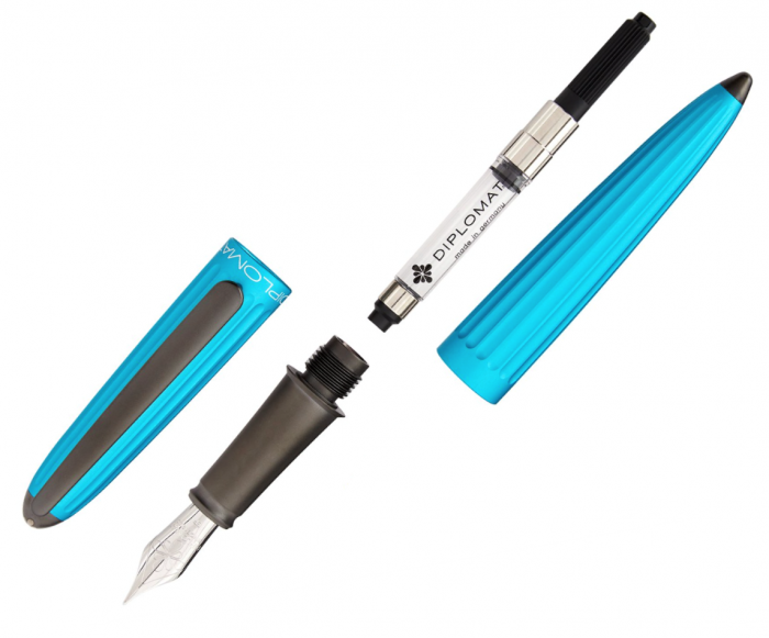 Stilou Aero Turqouise 14k, Diplomat [4]