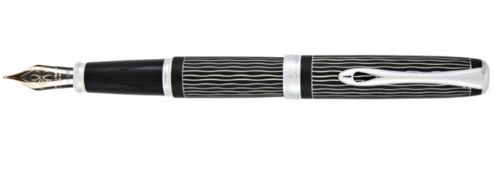 Stilou Excellence A+ Wave Guilloche Lapis Black 14kt, Diplomat [3]