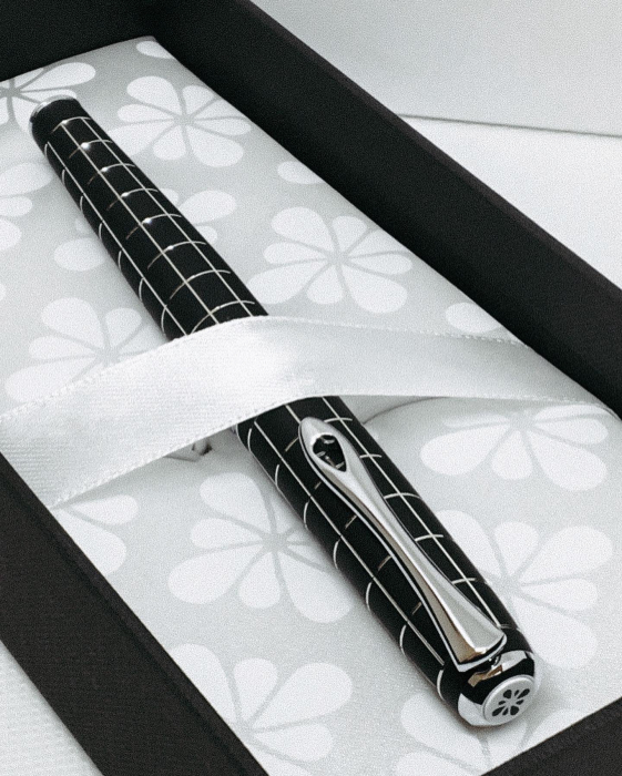 Stilou Excellence A2 Plus Rhomb Guilloche Black CT,Diplomat [7]