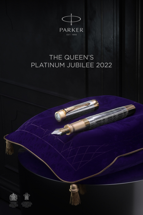 Stilou Duofold Royal Centennial 18k SE Queen's Platinum Jubilee 2022, Parker [3]