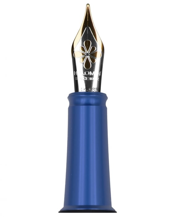 Stilou Elox Ring Black-Blue,penita 14k, Diplomat [2]