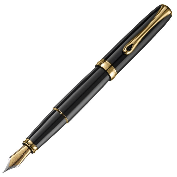 Stilou Excellence A2 Black Lacquer,14K, Diplomat [1]