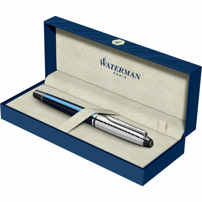 Stilou Expert DeLuxe Metallic Stone Blue Laquer NPT, Waterman [2]