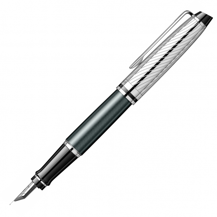 Stilou Expert DeLuxe Metallic Stone Grey Laquer NPT, Waterman [6]