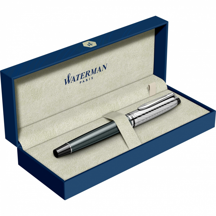 Stilou Expert DeLuxe Metallic Stone Grey Laquer NPT, Waterman [4]