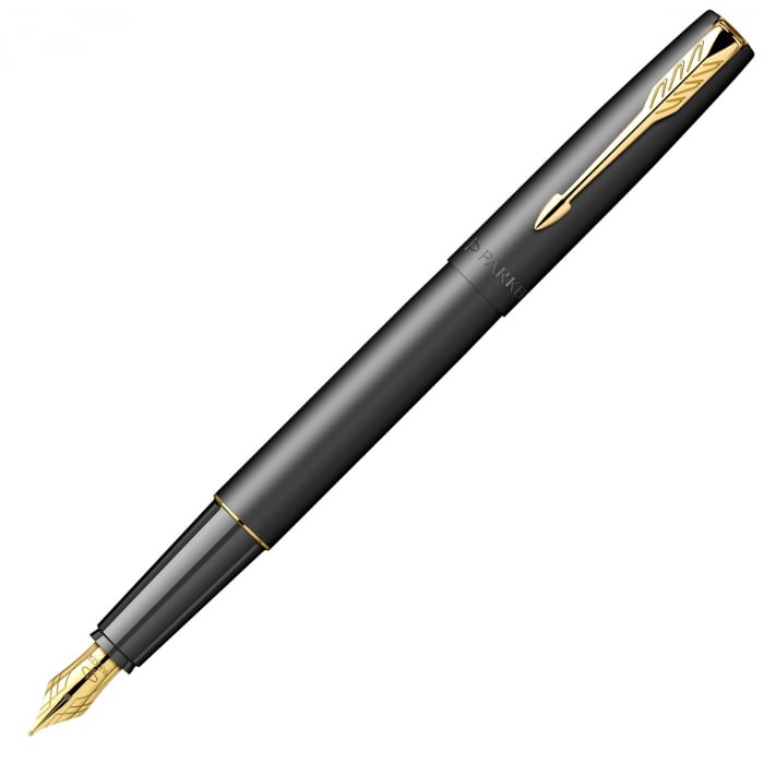 Set Stilou Frontier Matt Black GT in cutie cu etui, Parker [2]