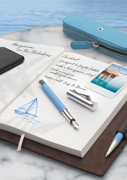 Stilou Guilloche Bleu Gulf, Graf von Faber-Castell [5]