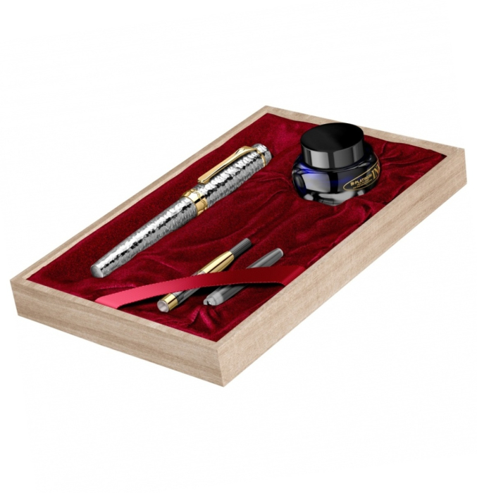 Stilou Hammered Sterling Silver Migaki GT 0.5 M, Platinum [2]