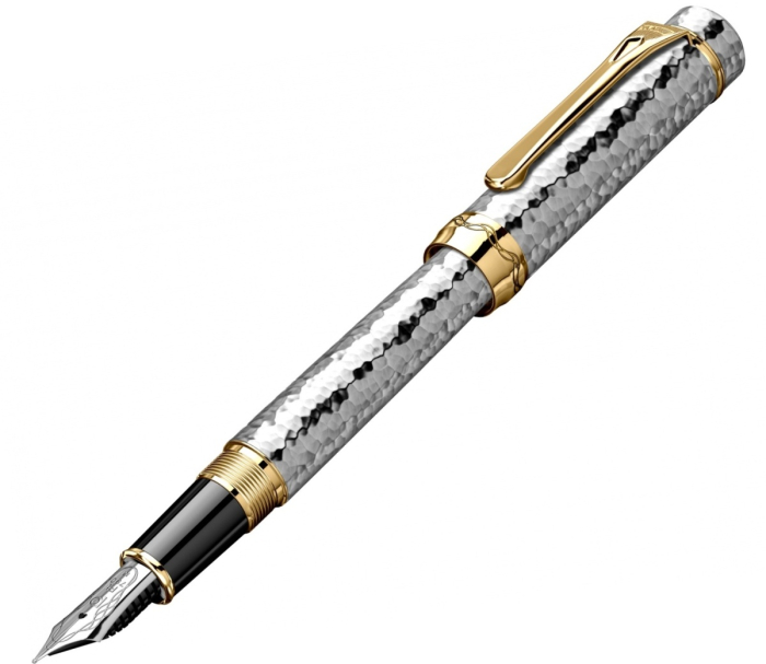 Stilou Hammered Sterling Silver Migaki GT 0.5 M, Platinum [12]