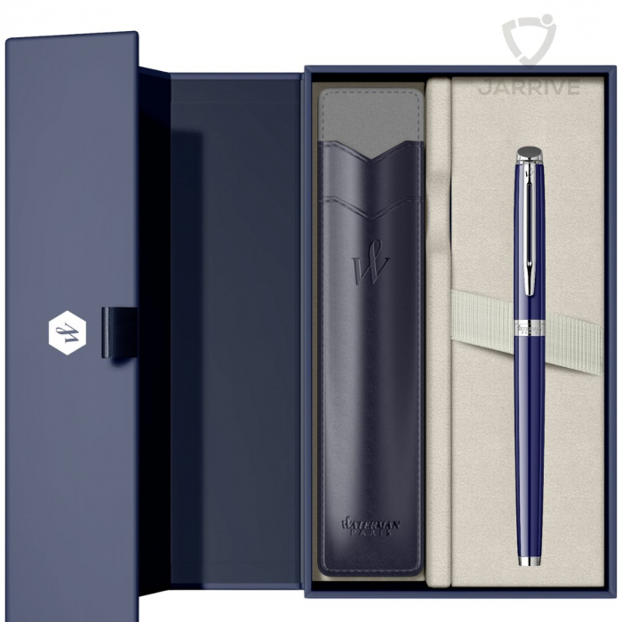 Set Stilou Hemisphere Core Blue PDT in cutie cu etui, Waterman [1]