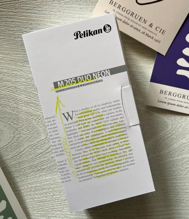 Stilou Highlighter M205 Duo Yellow Pelikan - Editie Speciala [6]