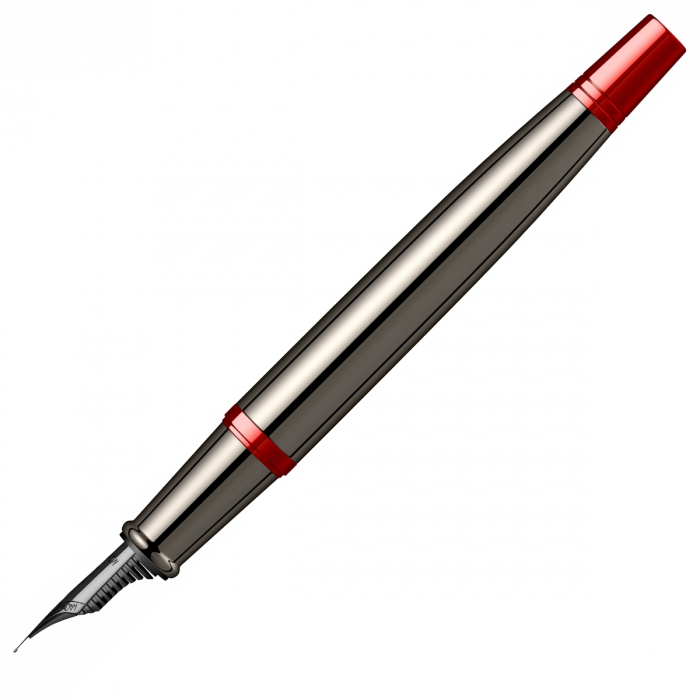 Stilou Impressa Gun Metal Red RMT, Monteverde USA [9]