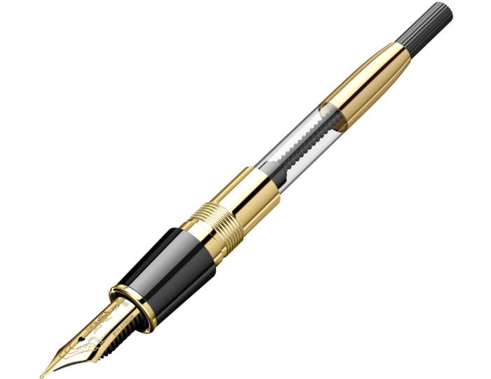 Stilou 18k Nib Izumo Yakumonuri Togi Yakumo GT 0.5 M, Platinum [9]