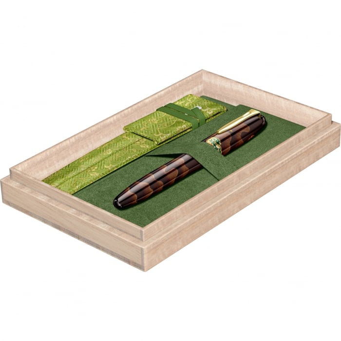 Stilou 18k Nib Izumo Yakumonuri Togi Yakumo GT 0.5 M, Platinum [2]