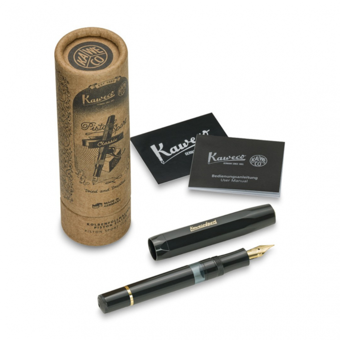 Stilou Piston Sport CLASSIC Black & Gold, Kaweco [2]