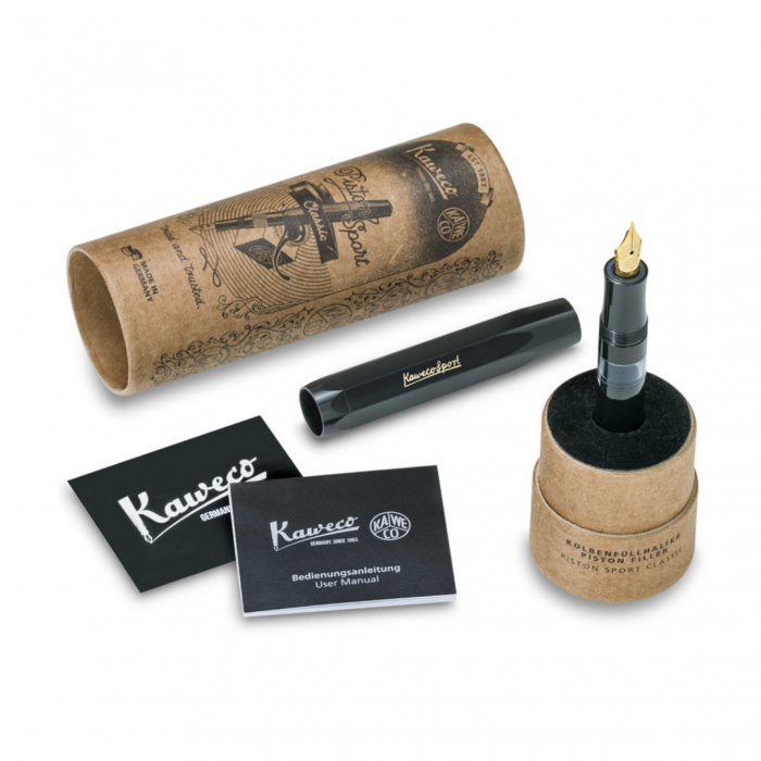 Stilou Piston Sport CLASSIC Black & Gold, Kaweco [8]