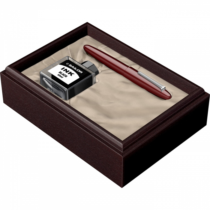 Stilou King Of Pens King Size 21k Urushi Bordeaux RHT, Sailor [8]