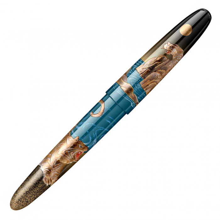 Stilou King Size Tiger in the Moonlight 21K, Sailor [9]