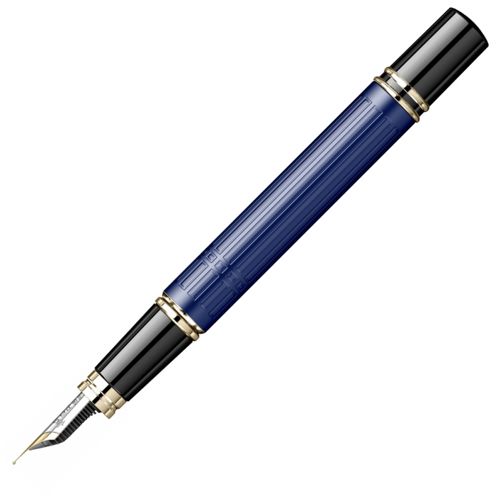 Stilou LE Bleu De Paris GT Stilou 18k Nib, Waterman [11]