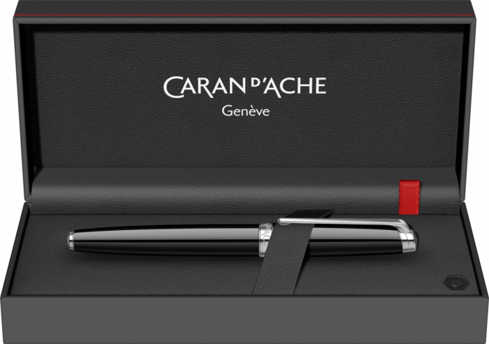 Stilou Leman Ebony Black SRT 18K, Caran d'Ache [4]