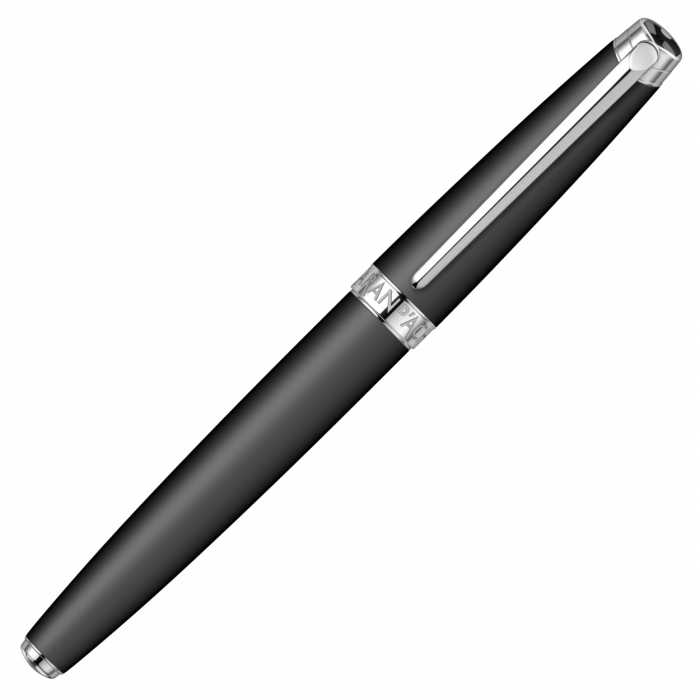 Stilou Leman Ebony Black SRT cu penita aur 18K, Caran d'Ache [3]