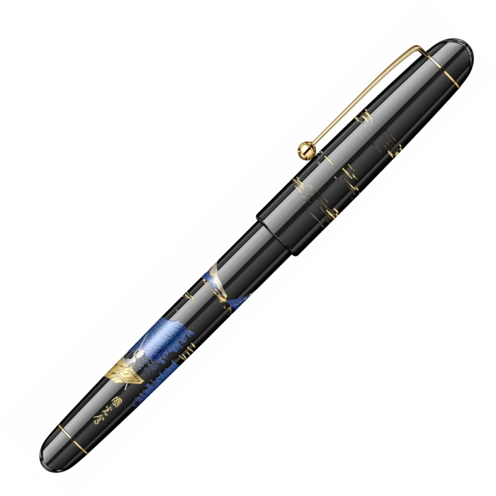 Stilou Maki-e Mt. Fuji And Ship GT 14k, Namiki [6]